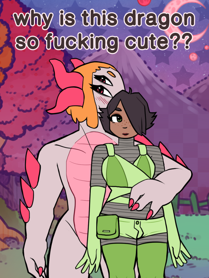 Game cover: Why is this Dragon so Fucking Cute??