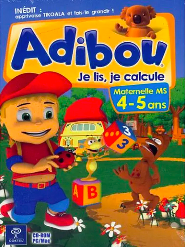 Game cover: Adibou: Je lis, je calcule 4-5 ans