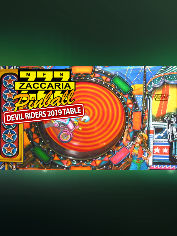 Zaccaria Pinball: Devil Riders 2019 Table