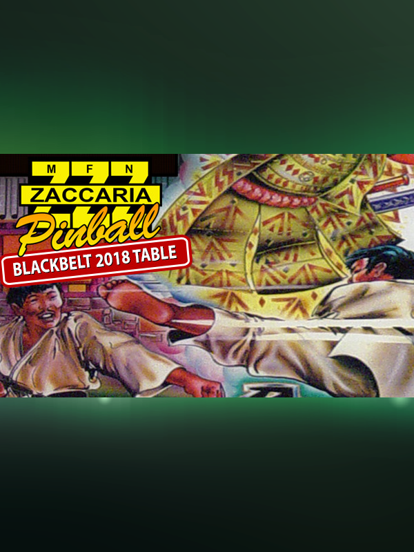 Zaccaria Pinball: Blackbelt 2018 Table