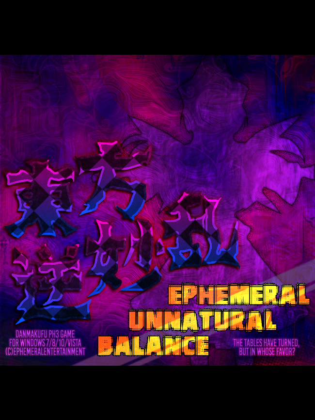 Game cover: Touhou Gyakumyouran: Ephemeral Unnatural Balance