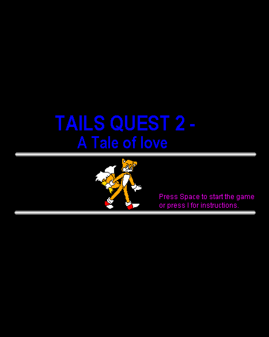 Game cover: Tails Quest 2: A Tale of Love