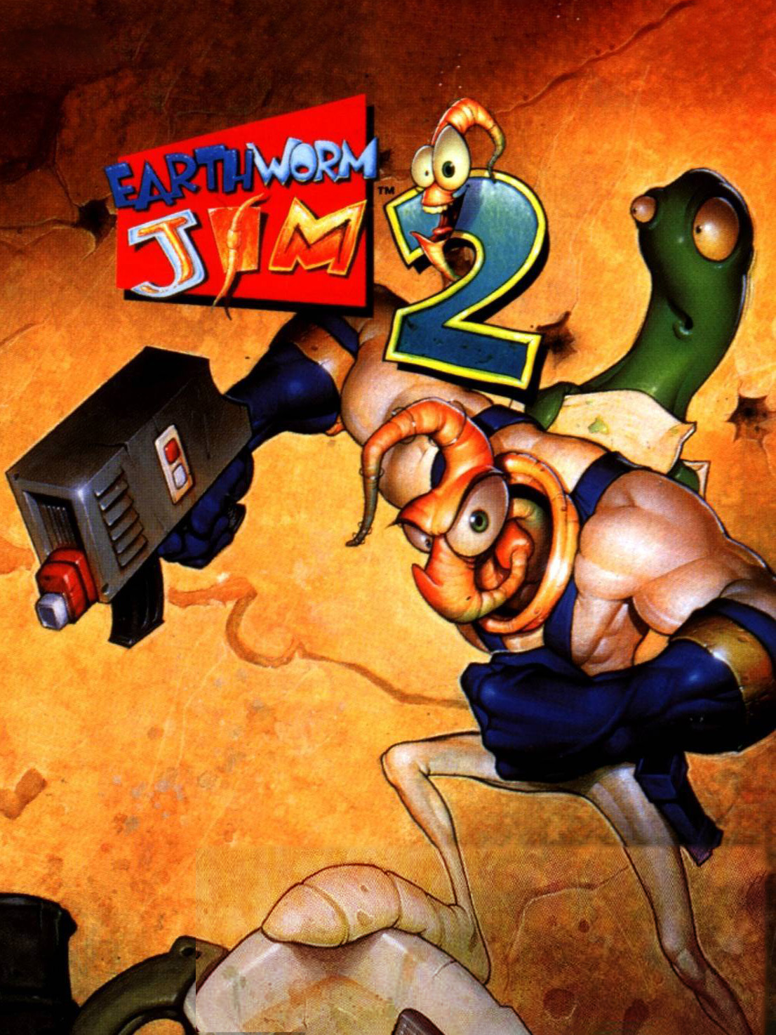 Game cover: Earthworm Jim 2