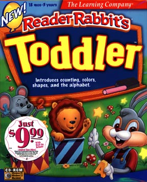 Game cover: Reader Rabbit's Toddler