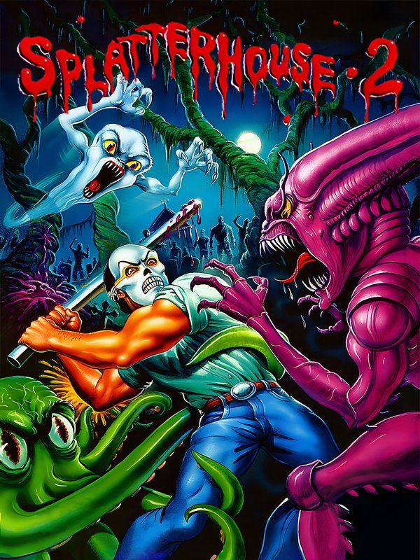 Game cover: Splatterhouse 2