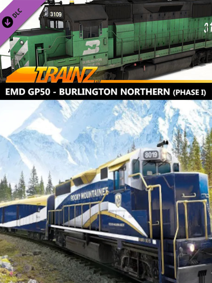 Trainz Railroad Simulator 2019: EMD GP50 - Burlington Northern (Phase I)