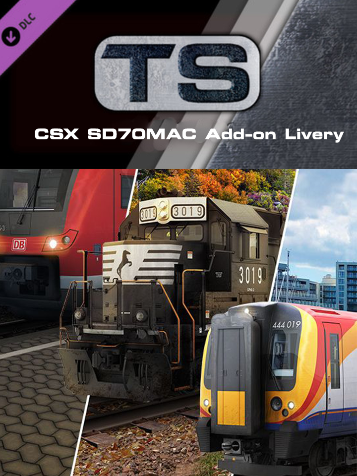 Train Simulator Classic: CSX SD70MAC Add-on Livery
