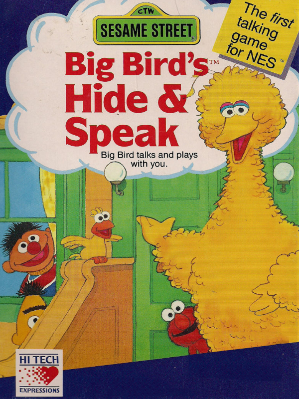 Game cover: Sesame Street: Big Bird's Hide & Speak