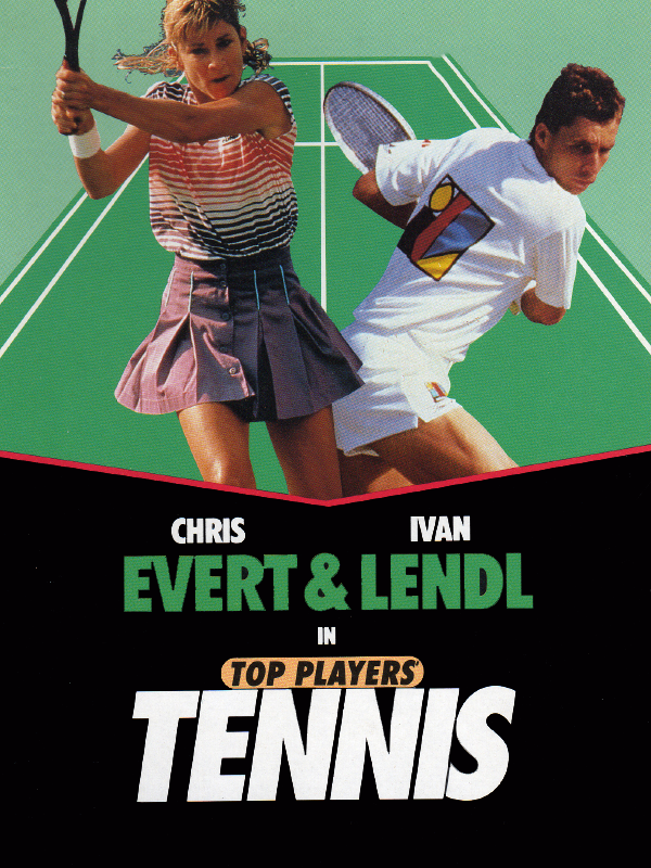 Game cover: Chris Evert & Ivan Lendl in Top Players' Tennis