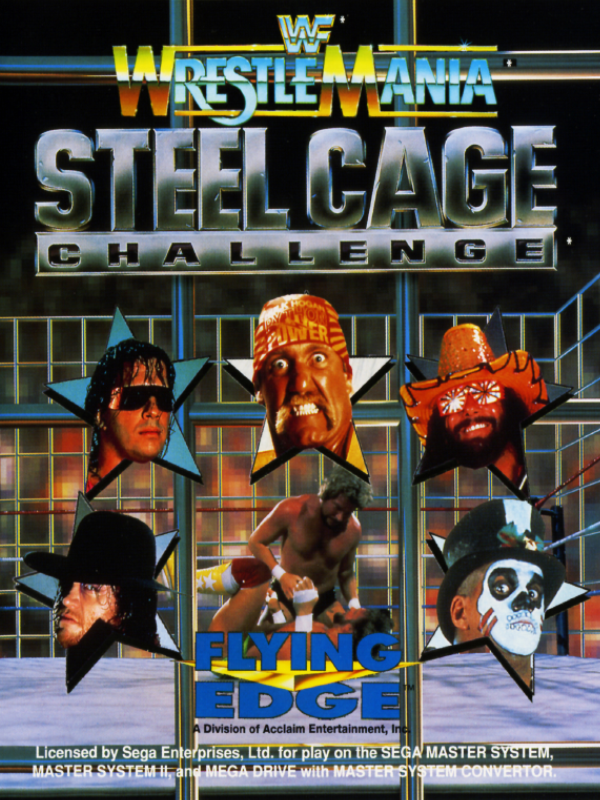 Game cover: WWF Wrestlemania: Steel Cage Challenge