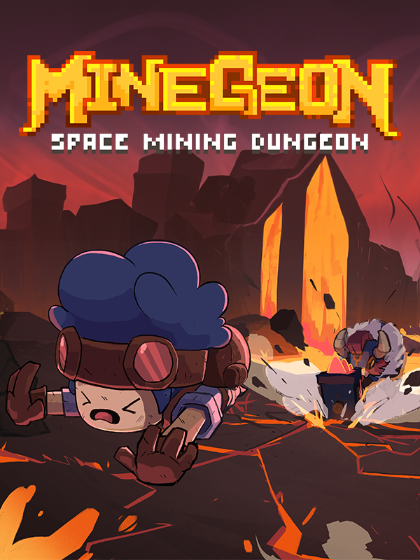 Game cover: MineGeon: Space Mining Dungeon