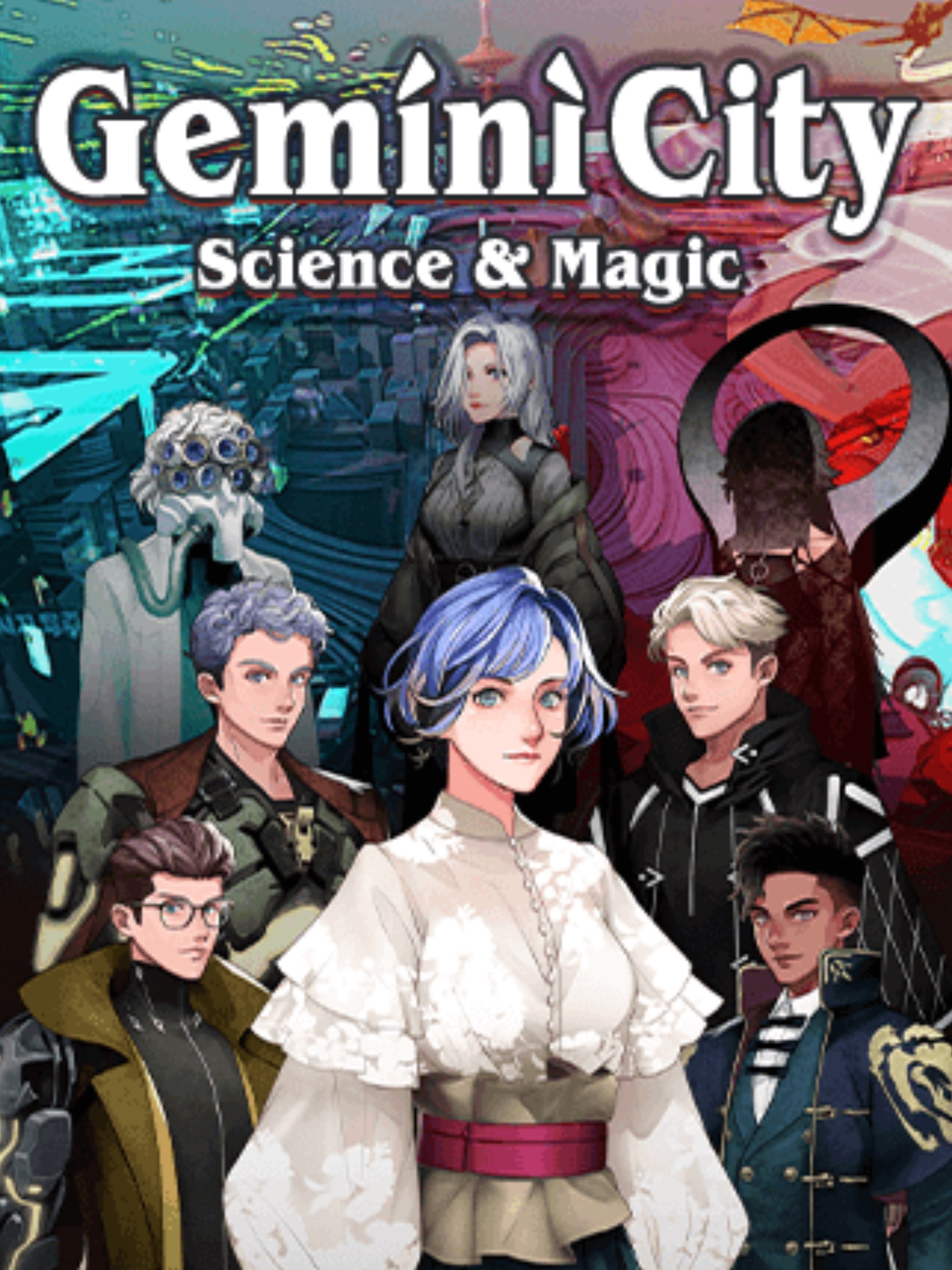 Game cover: Gemini City: Science and Magic