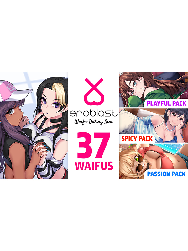Game cover: Eroblast: Waifu Dating Sim - 37 Waifus
