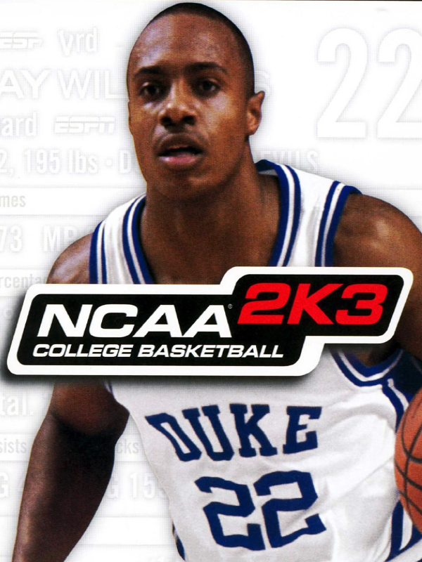 Game cover: NCAA College Basketball 2K3