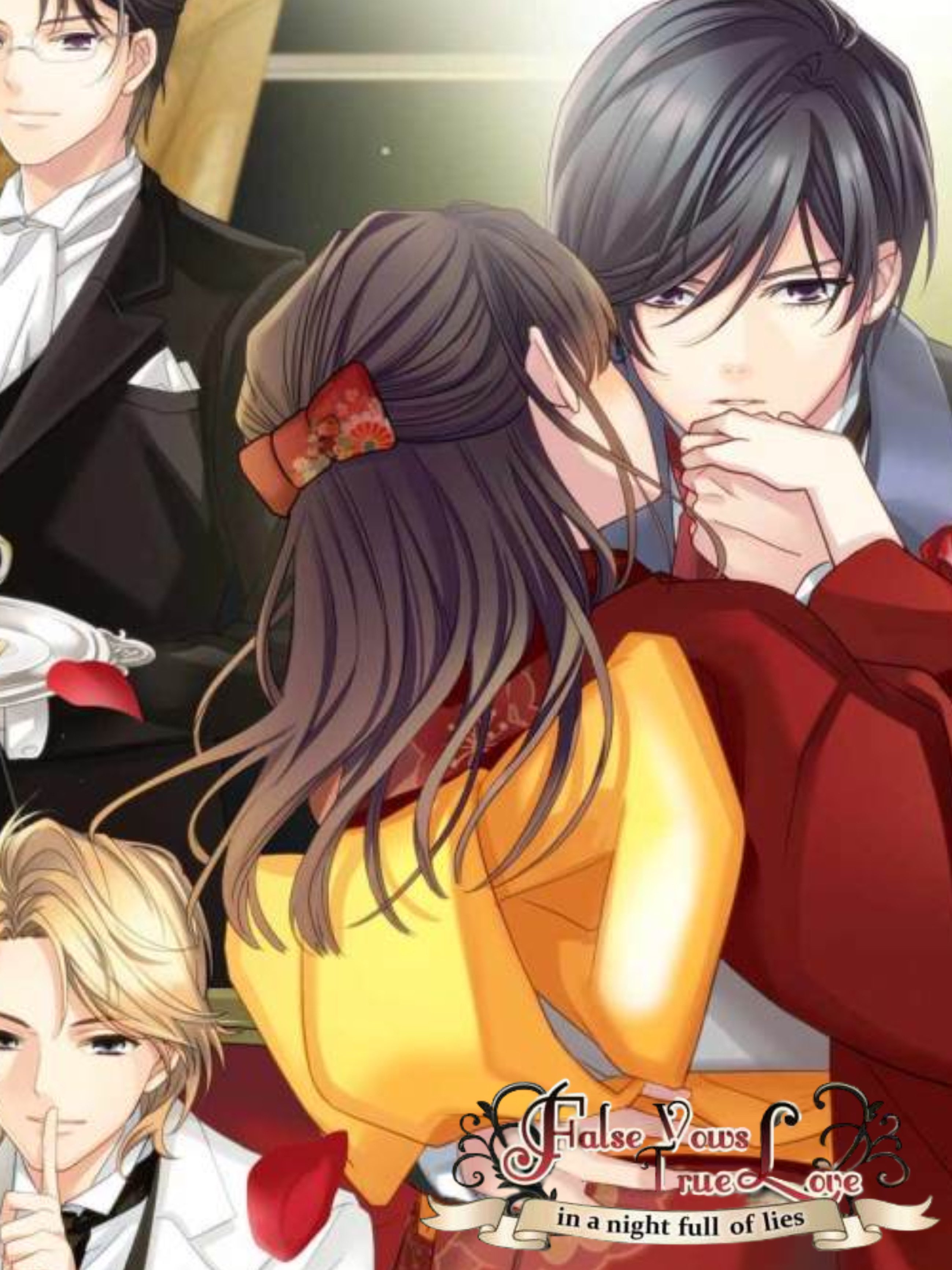 Game cover: False Vows, True Love: In a Night Full of Lies