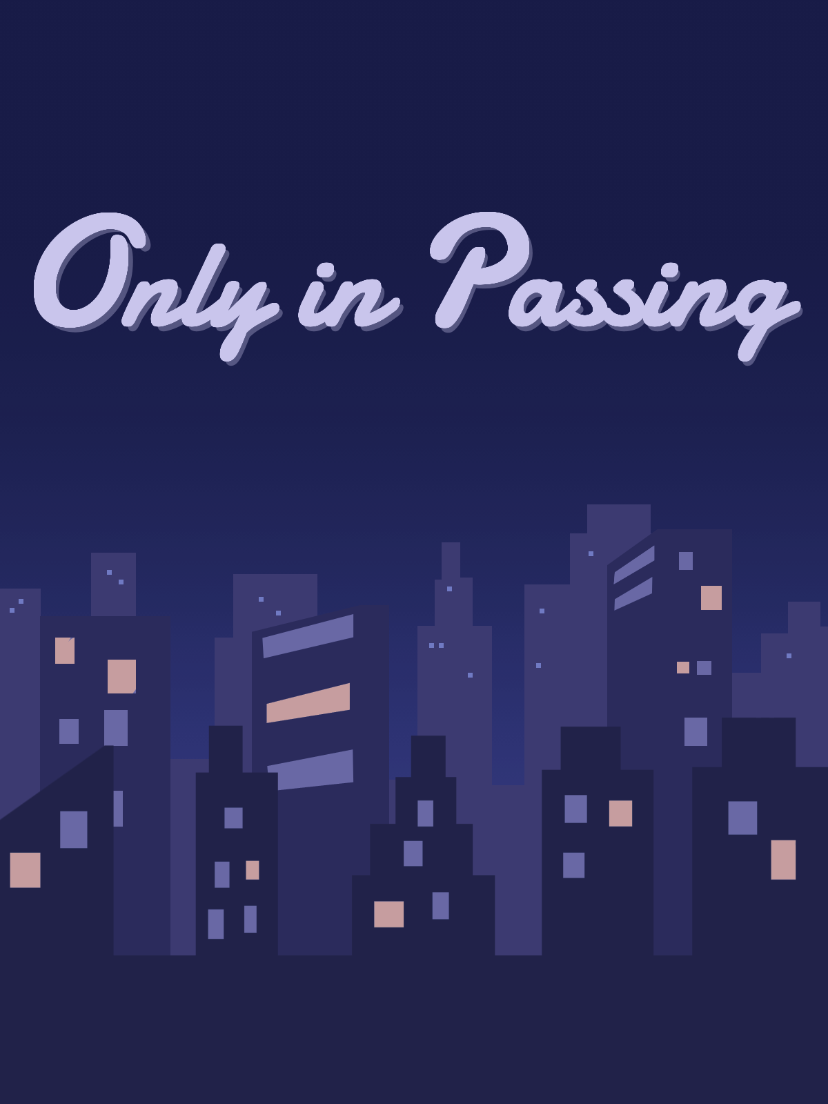 Game cover: Only in Passing