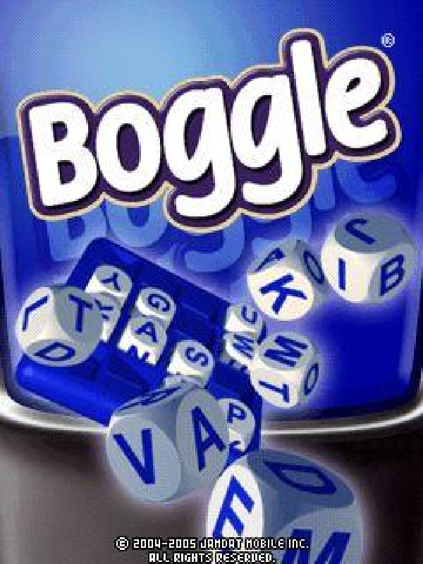 Game cover: Boggle