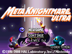 Game cover: Meta Knightmare Ultra