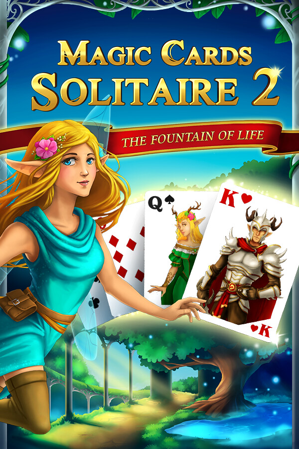 Game cover: Magic Cards Solitaire 2: The Fountain of Life