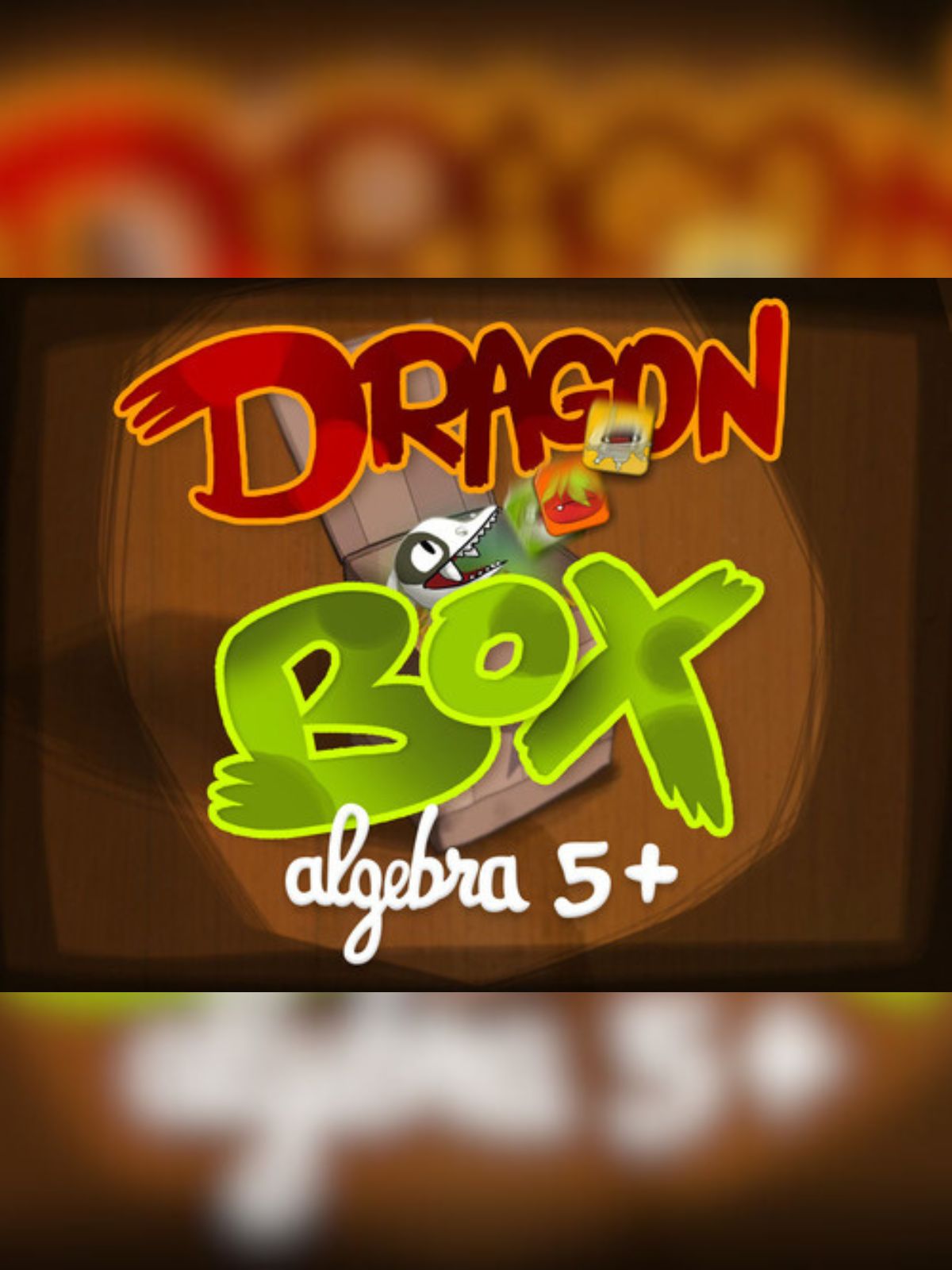 Game cover: DragonBox Algebra 5+