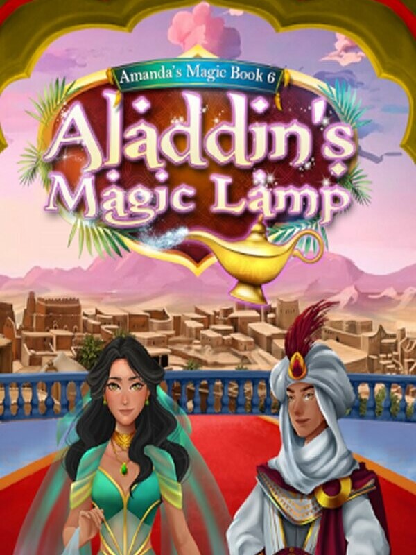 Game cover: Amanda's Magic Book 6: Aladdin's Magic Lamp