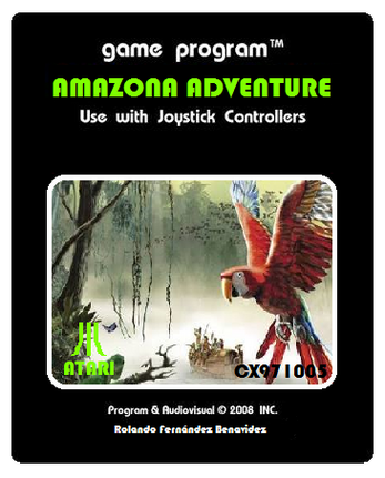 Game cover: Amazona Adventure