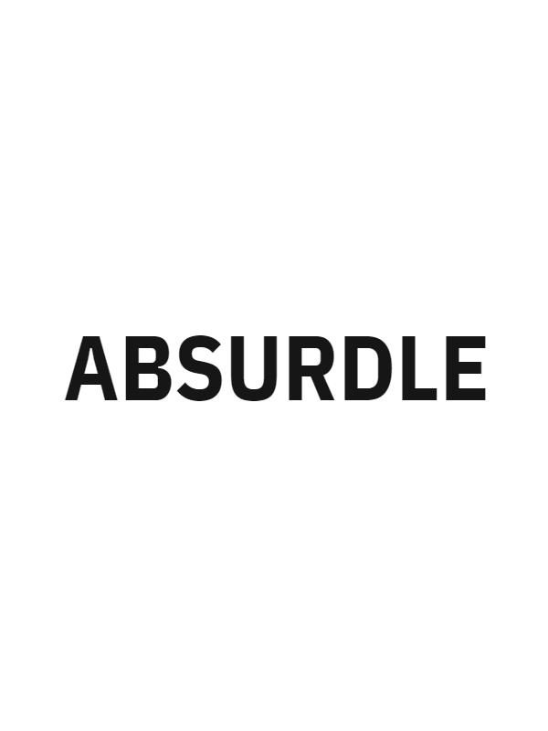 Game cover: Absurdle