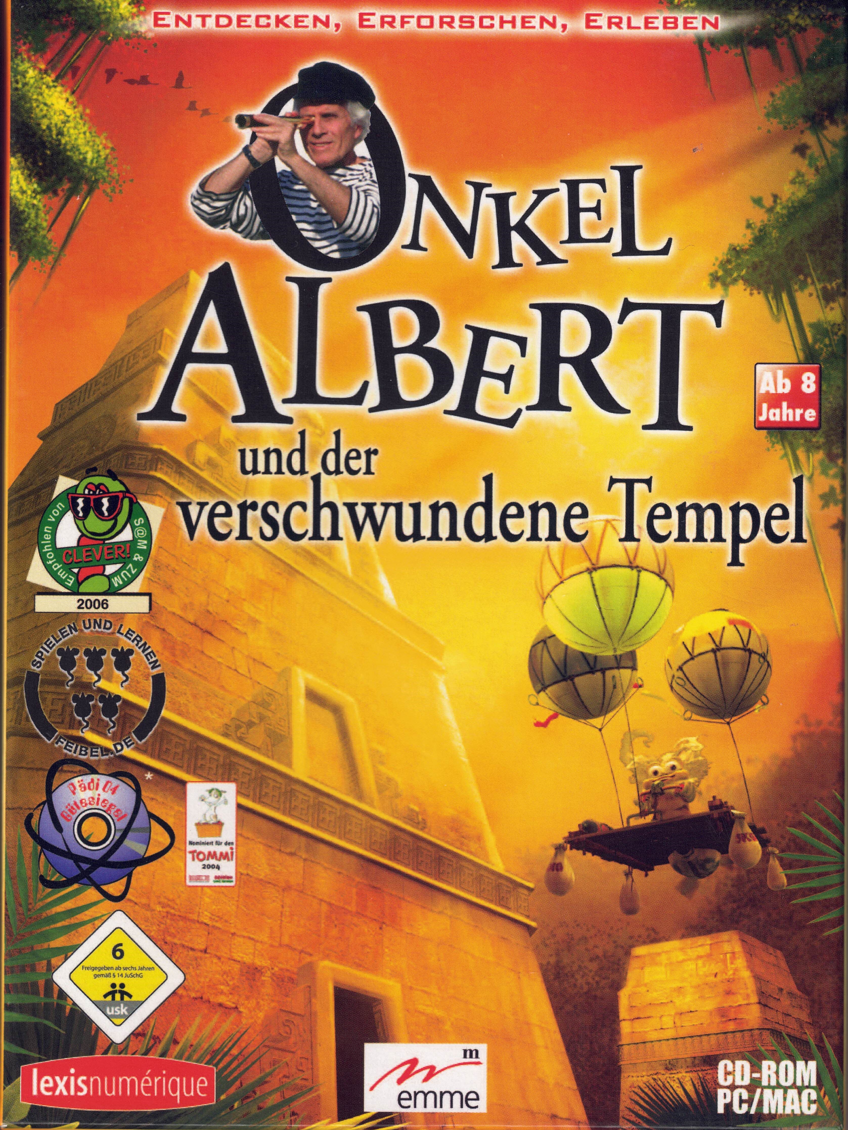 Game cover: Le Temple perdu de l'oncle Ernest