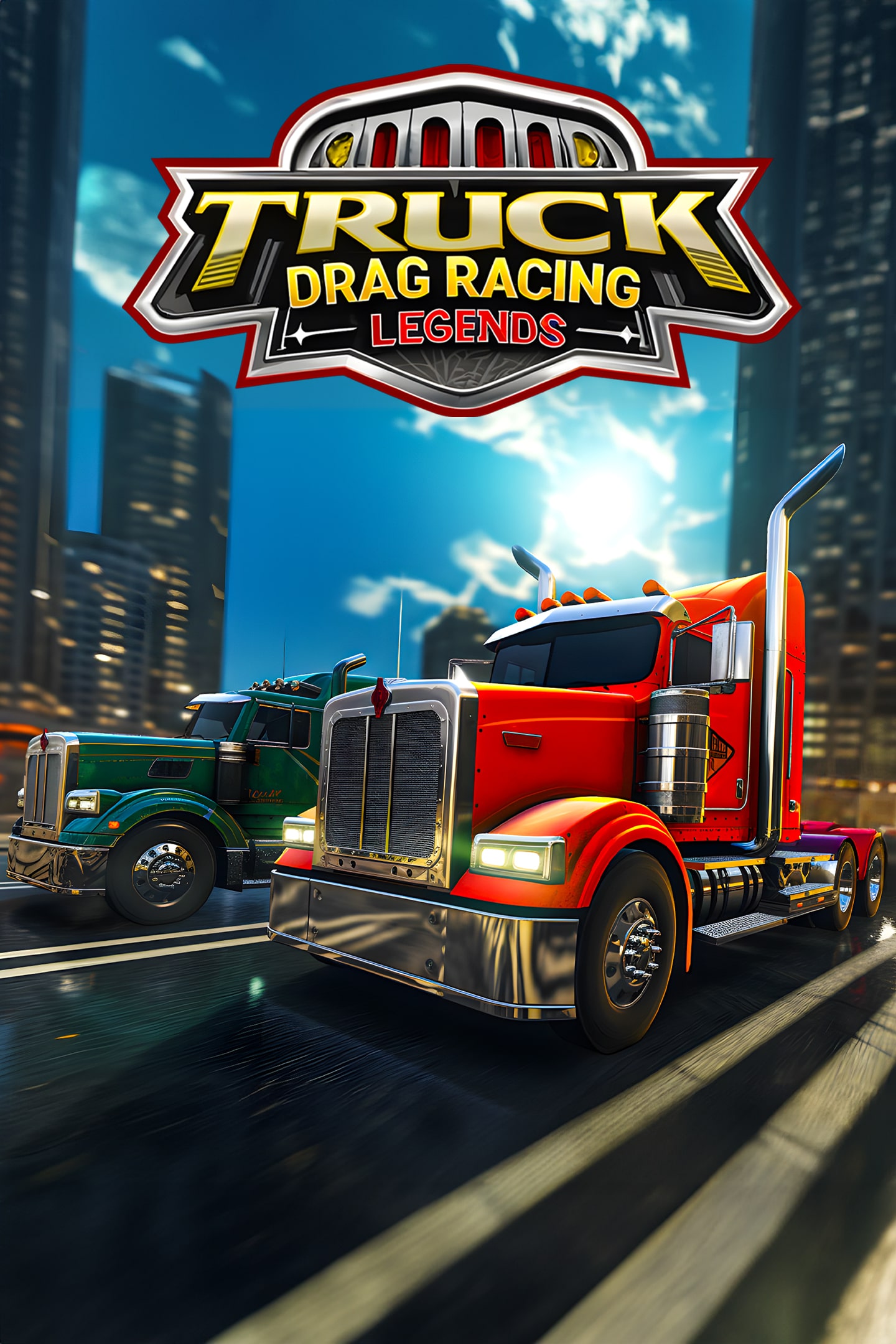 Game cover: Truck Drag Racing Legends