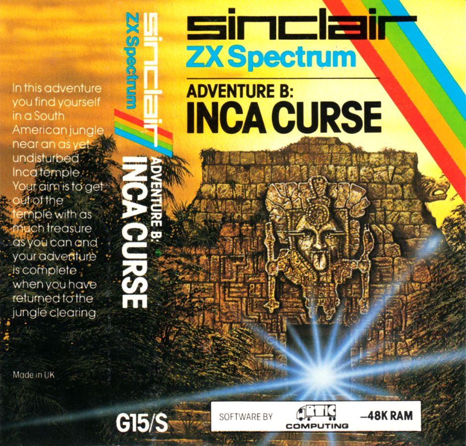 Game cover: Adventure B: Inca Curse