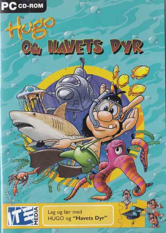 Game cover: Hugo and the Animals of the Ocean