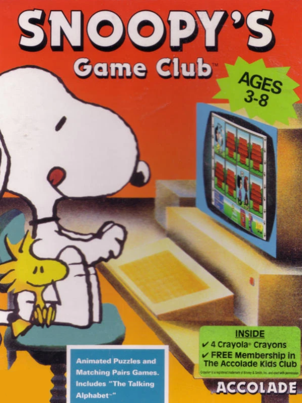 Game cover: Snoopy's Game Club