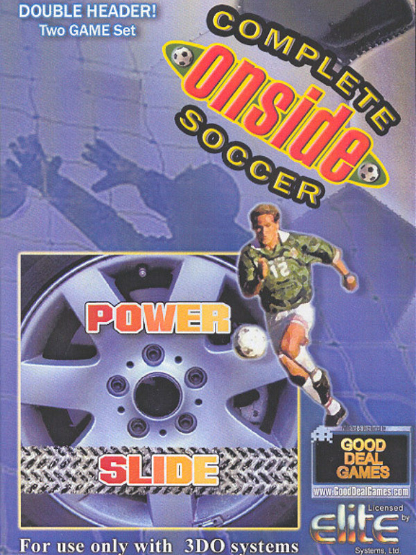 Game cover: Double Header: Complete Onside Soccer and Power Slide