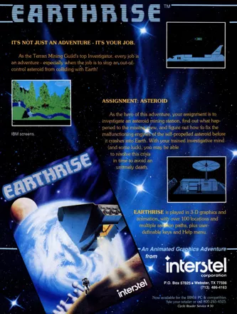 Game cover: Earthrise: A Guild Investigation