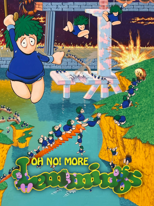 Game cover: Oh No! More Lemmings