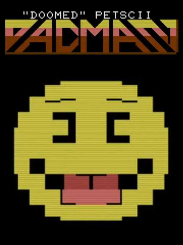 Game cover: Doomed PETSCII Pacman