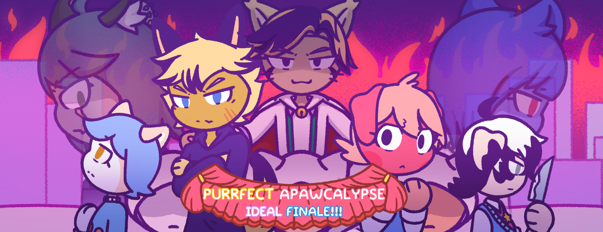 Game cover: Purrfect Apawcalypse: Ideal Finale!!!