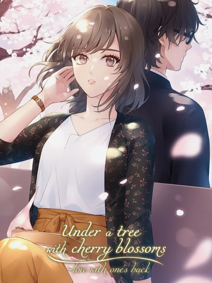Game cover: Under a Tree with Cherry Blossoms: Love with One's Back