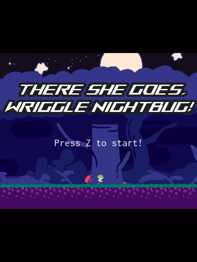 Game cover: There She Goes, Wriggle Nightbug!