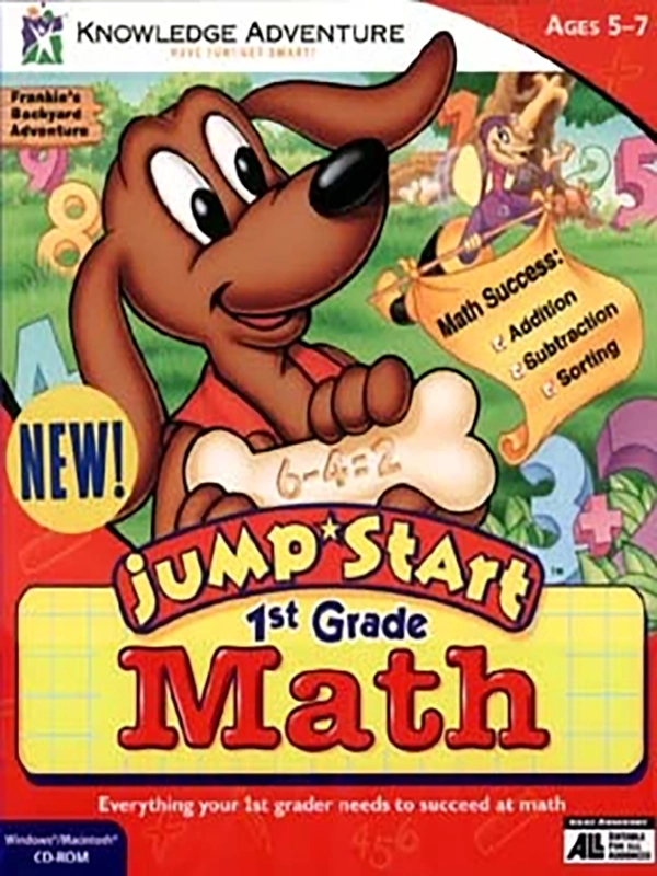 Game cover: JumpStart 1st Grade Math
