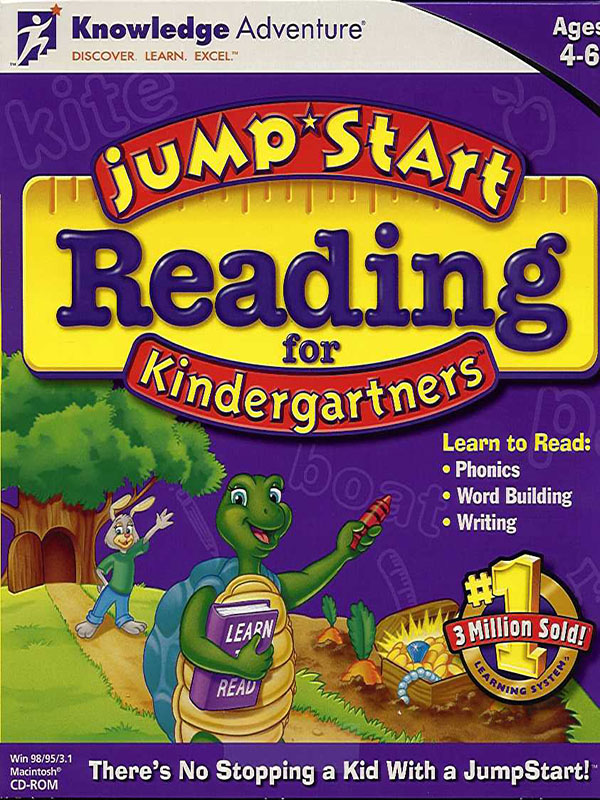 Game cover: JumpStart Kindergarten Reading