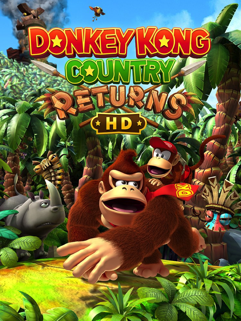 Game cover Donkey Kong Country Returns HD