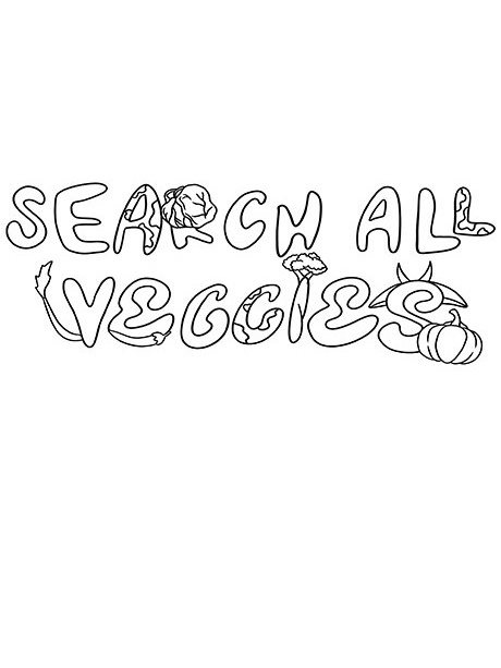 Game cover: Search All: Veggies