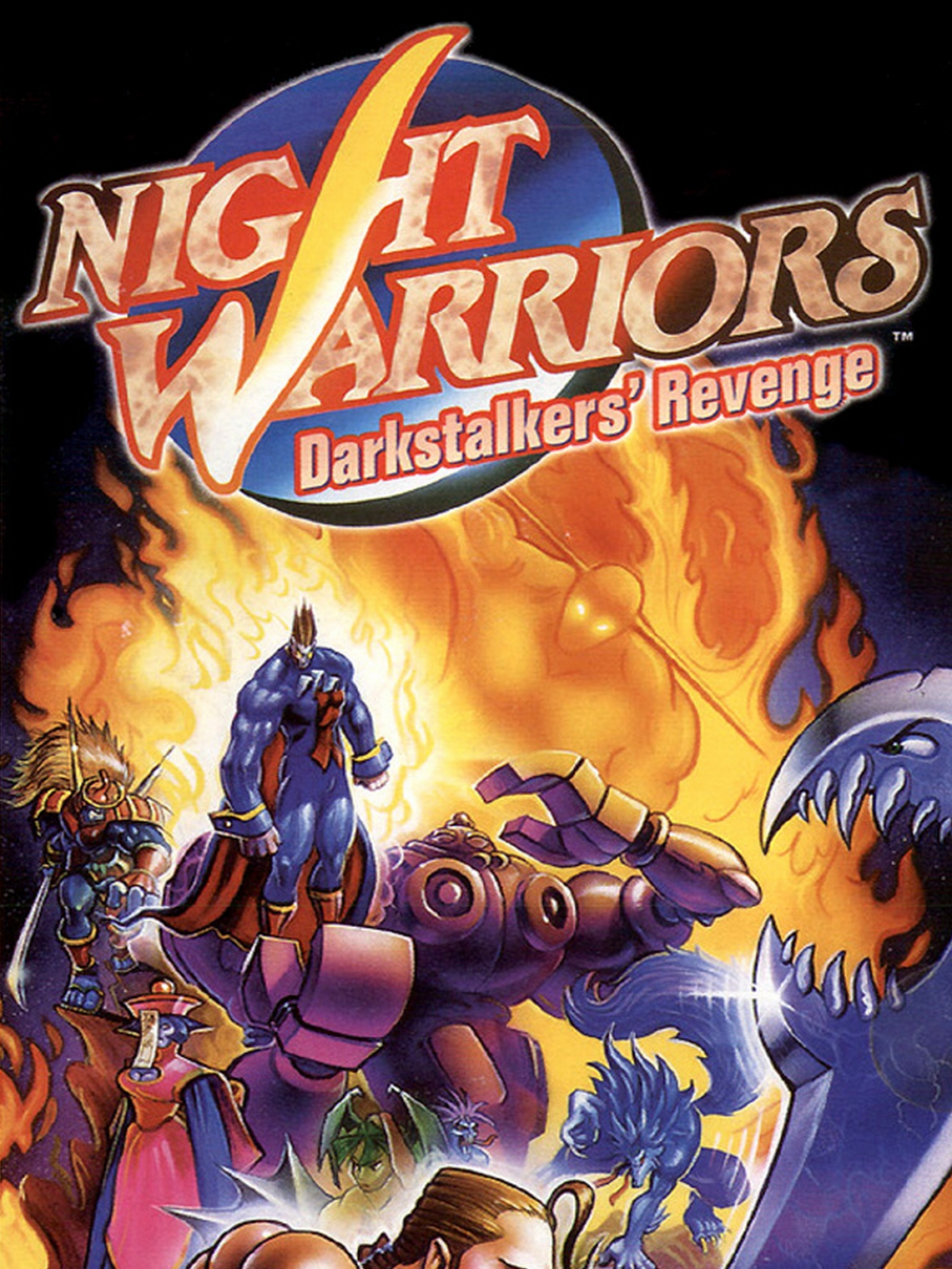 Game cover: Night Warriors: Darkstalkers' Revenge