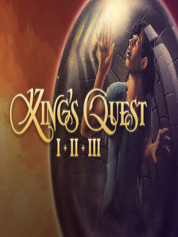 Game cover: King's Quest 1+2+3