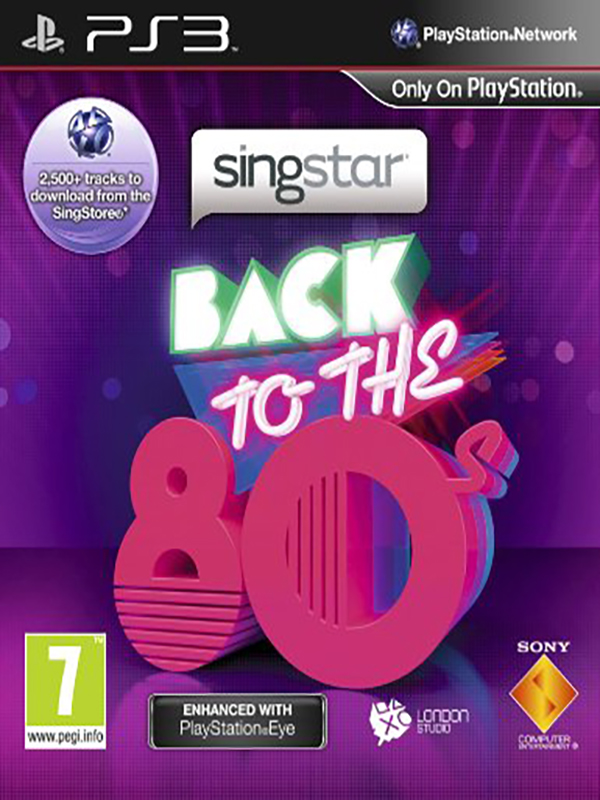 Game cover: SingStar: Back to the 80s