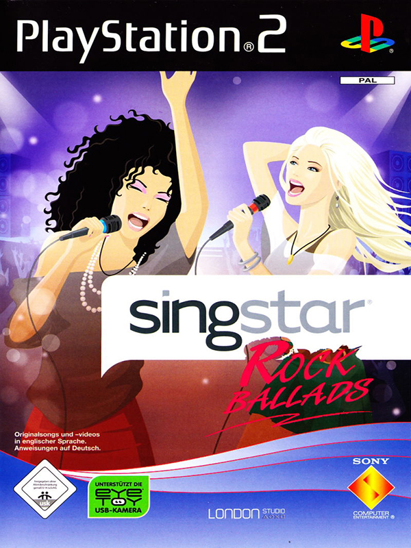 Game cover: SingStar: Rock Ballads