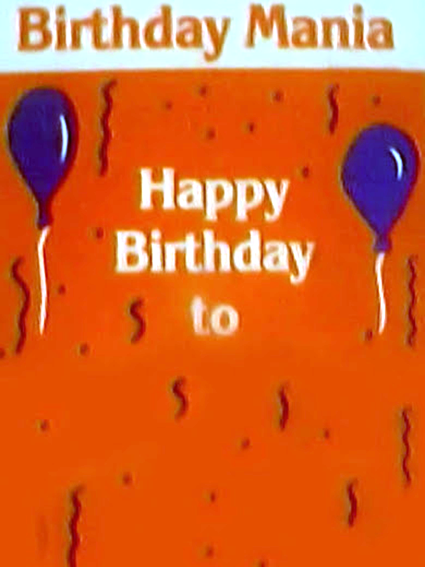 Game cover: Birthday Mania