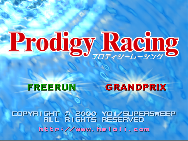 Game cover: Prodigy Racing