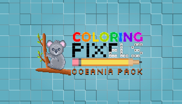 Coloring Pixels: Oceania Pack